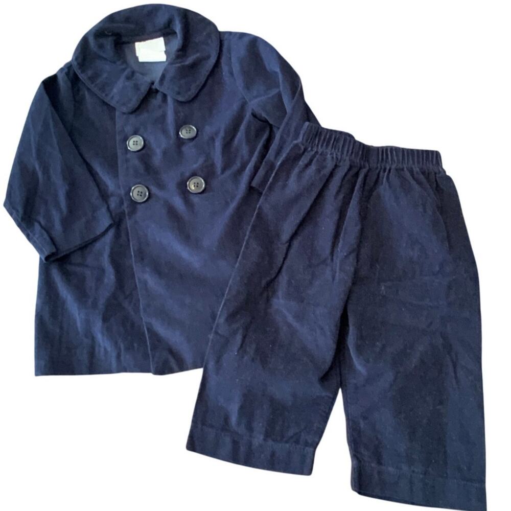 Once Upon a‎ Time Navy Corduroy 2pc set size 12mo